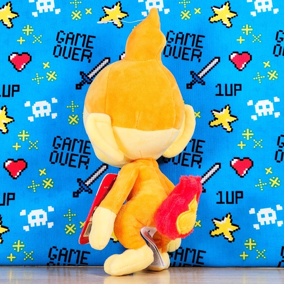 Pokemon Jazwares Chimchar 8" Nintendo Video Gaming Collectible Toy Plush - Picture 5 of 11